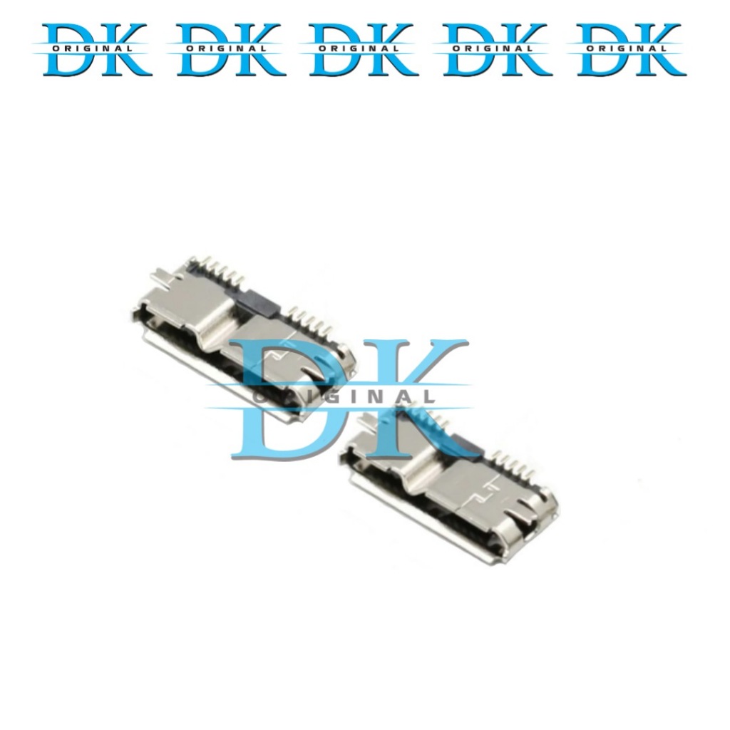 Jual Konektor Micro Usb 3.0 Female Socket 10 Pin Usb Cas Plug In Con Tc ...