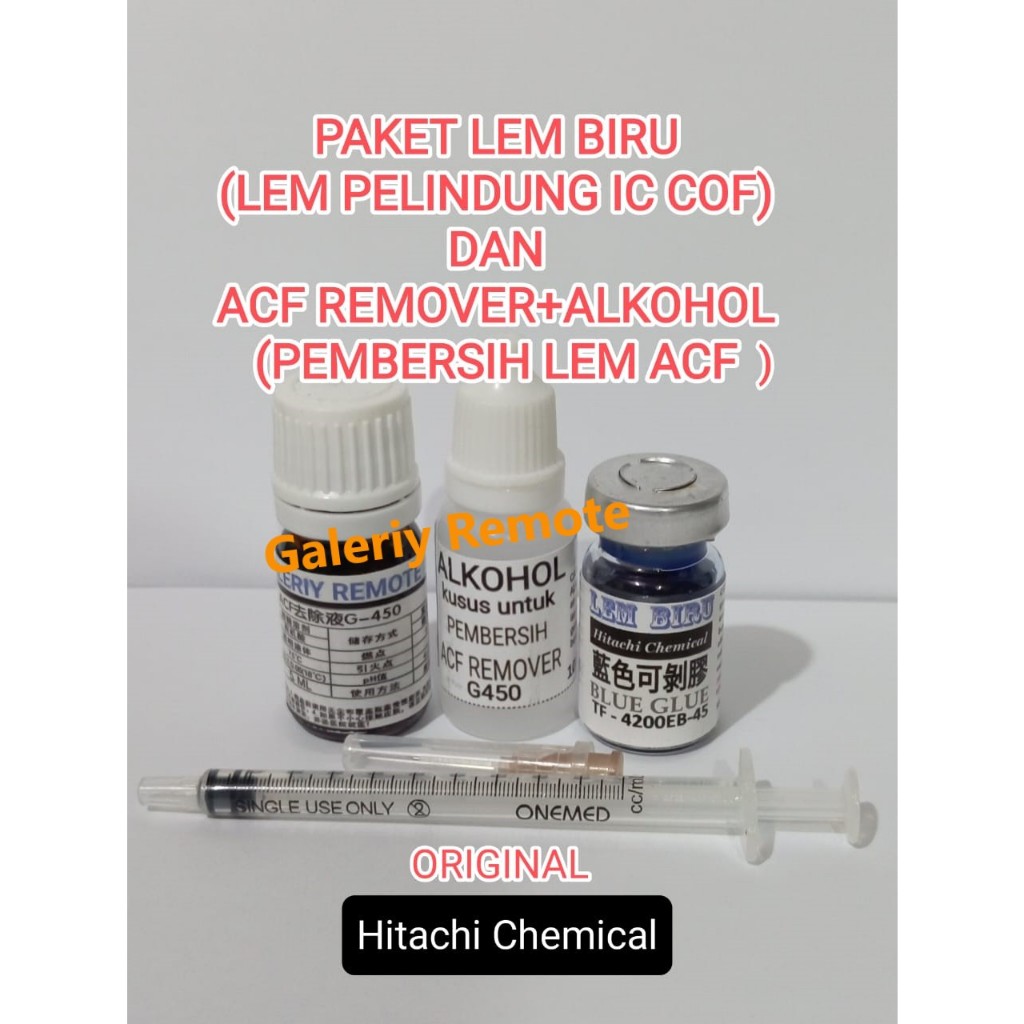 Jual Acf Remover Atau Pembersih Lem Acf Bonding Lem Biru Tf Sesuai Varian Lem