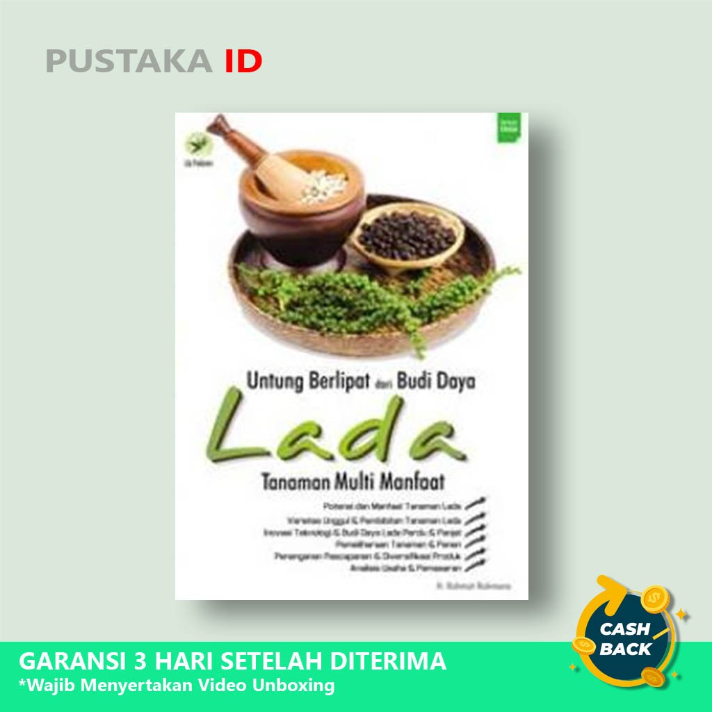 Jual Buku Untung Berlipat Dari Budi Daya Lada Tanaman Multi Manfaat