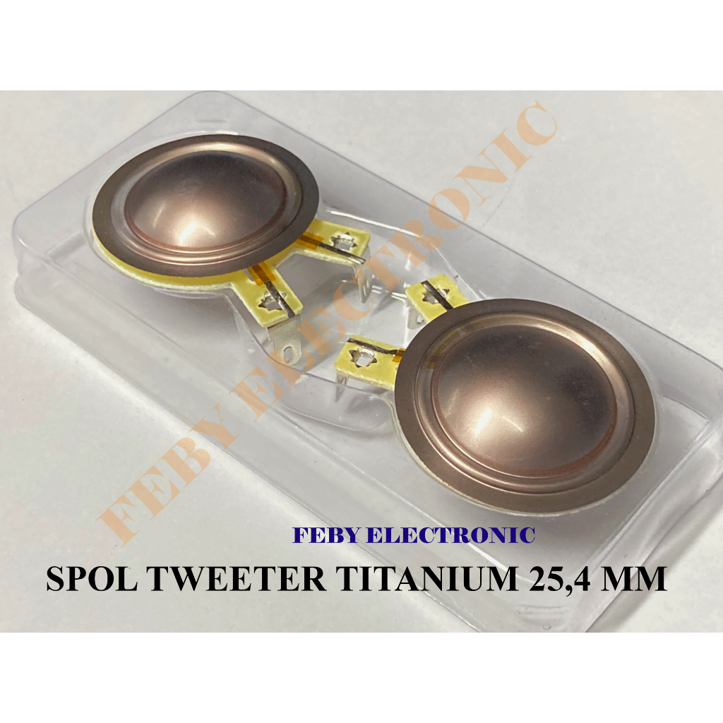 Jual SPOL SPOOL TWEETER TITANIUM 25,4 MM SPUL VOICE COIL 1 INCH BAGUS ...