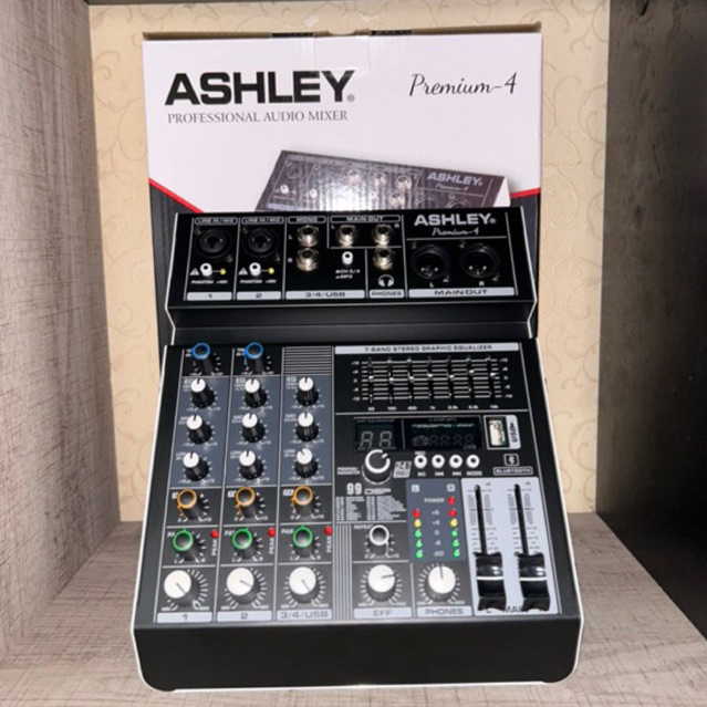 Jual MIXER ASHLEY Premium 4 ORIGINAL Premium 4, 99 DSP Body Full BESI ...