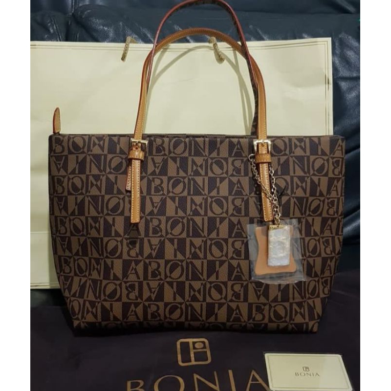 Buy BONIA Honeycomb Gladiosa Monogram Small Tote Bag 2023 Online