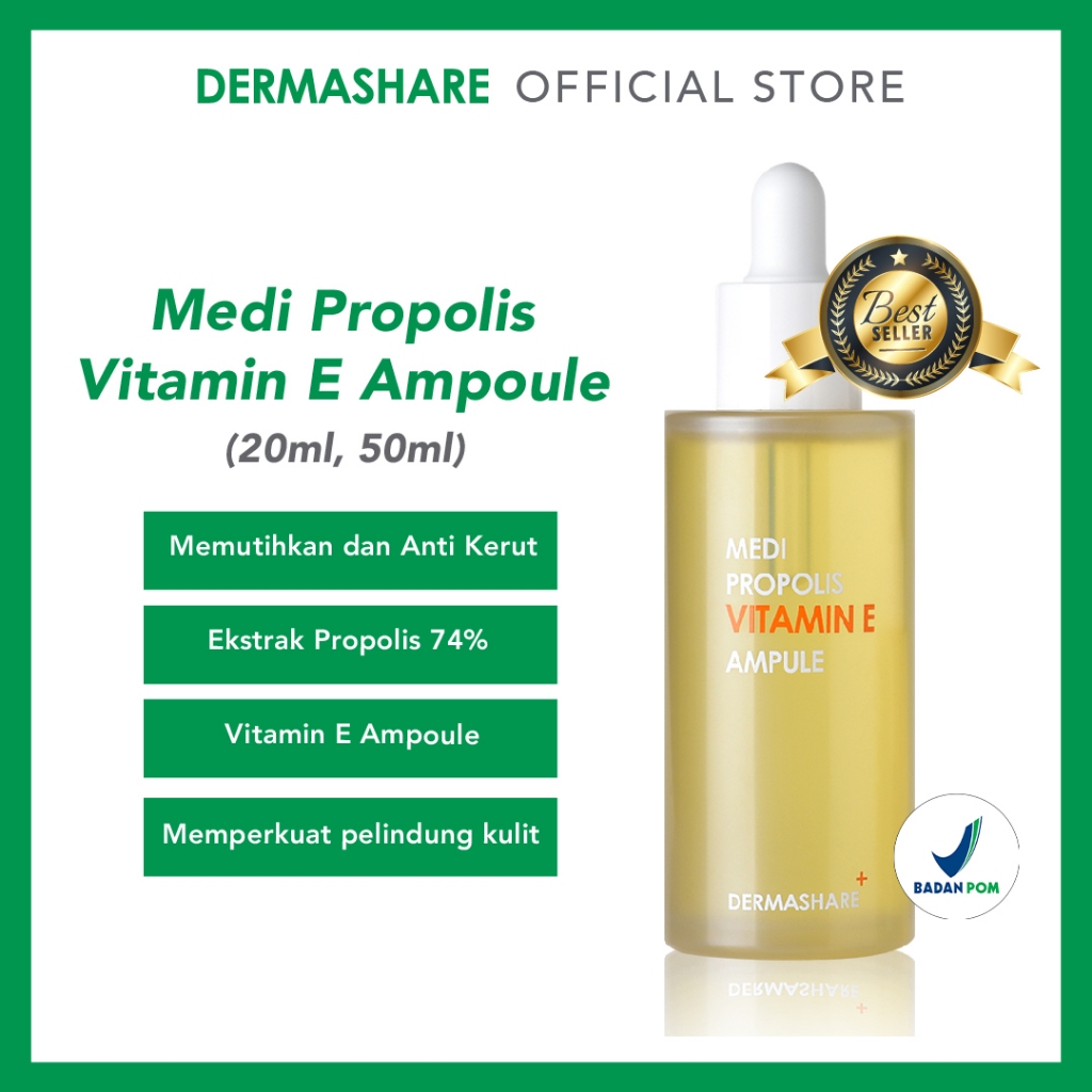 Jual DERMASHARE MEDI PROPOLIS VITAMIN E AMPOULE 20ML & 50ML Shopee