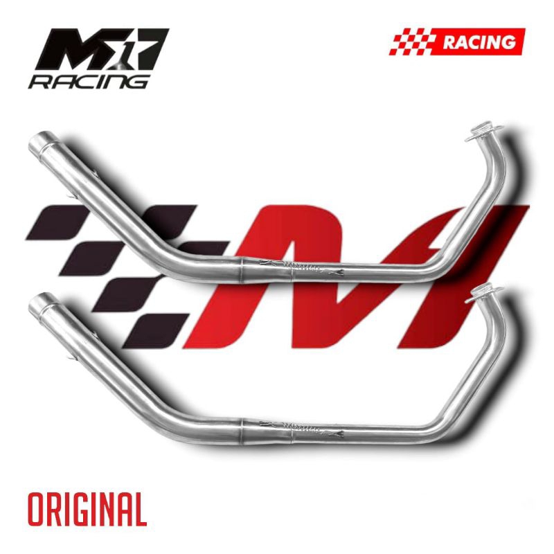 Jual Header Original M1 Racing Leheran Bending Knalpot Vixion R15 Gsx ...