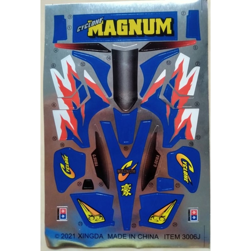 Jual Stiker Tamiya Cyclone Magnum | Shopee Indonesia