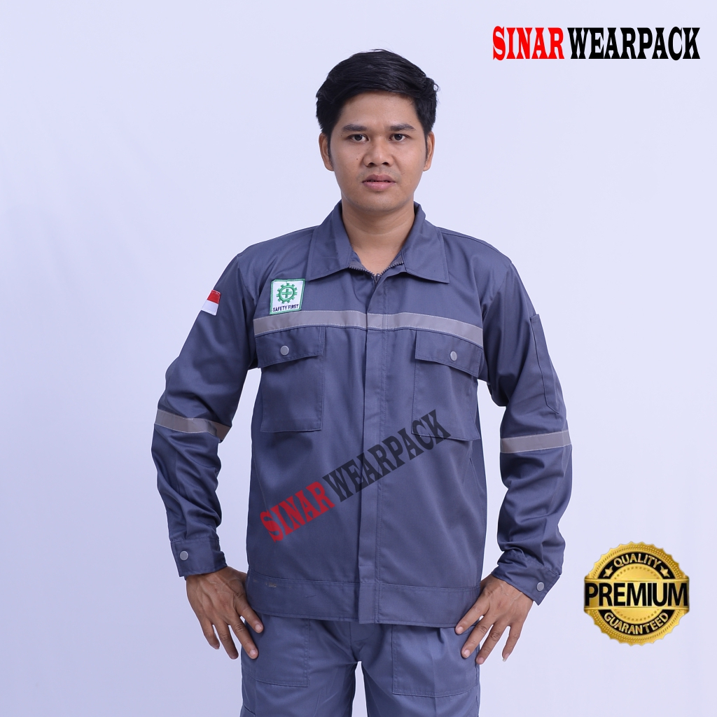 Jual Sinar Wearpack Kemeja Atasan Kerja Pakaian Kerja Lapangan Baju