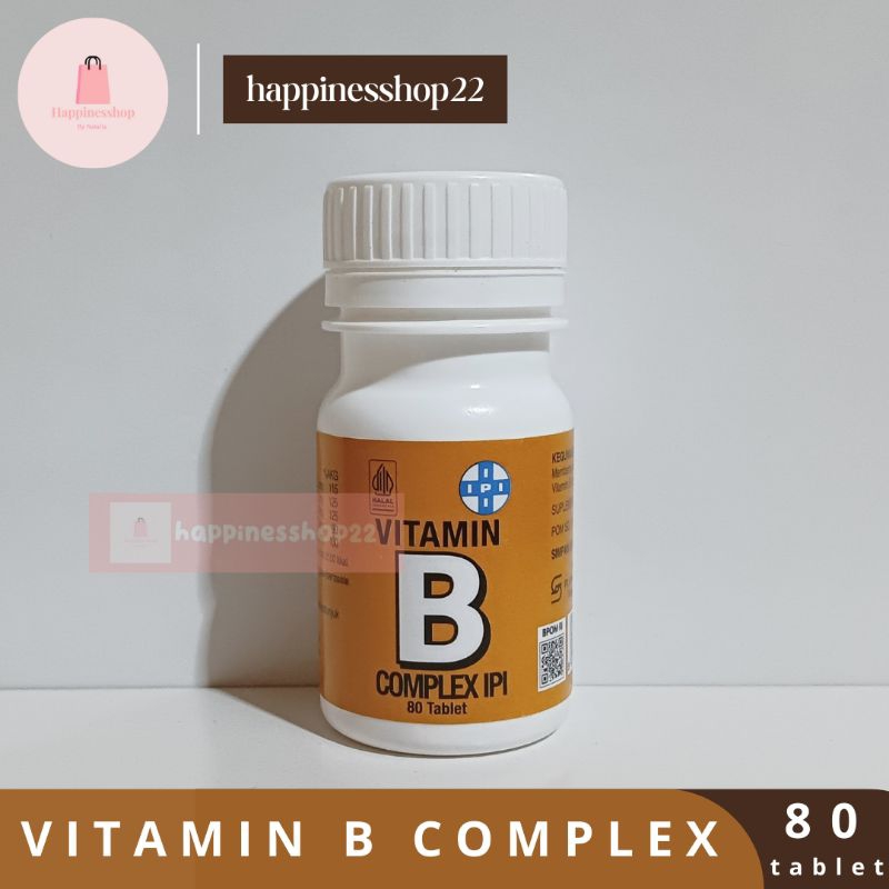 Jual Vitamin B Complex IPI Isi 80 Tablet Exp 2025 | Shopee Indonesia