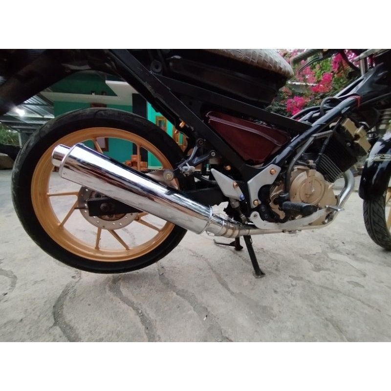 Jual KNALPOT STANDAR RACING FULL STAINLESS INLET 50 | Shopee Indonesia