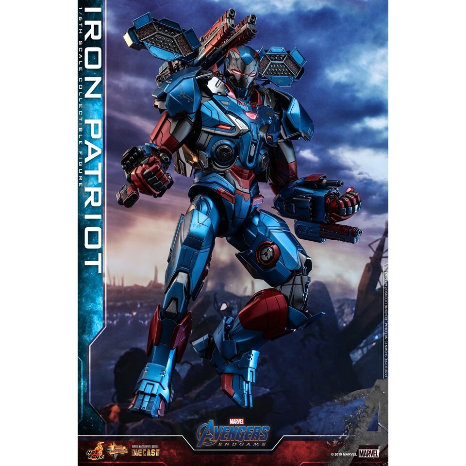 Jual HOT TOYS IRON PATRIOT AVENGERS ENDGAME HT MMS547 D34 DIECAST IRON