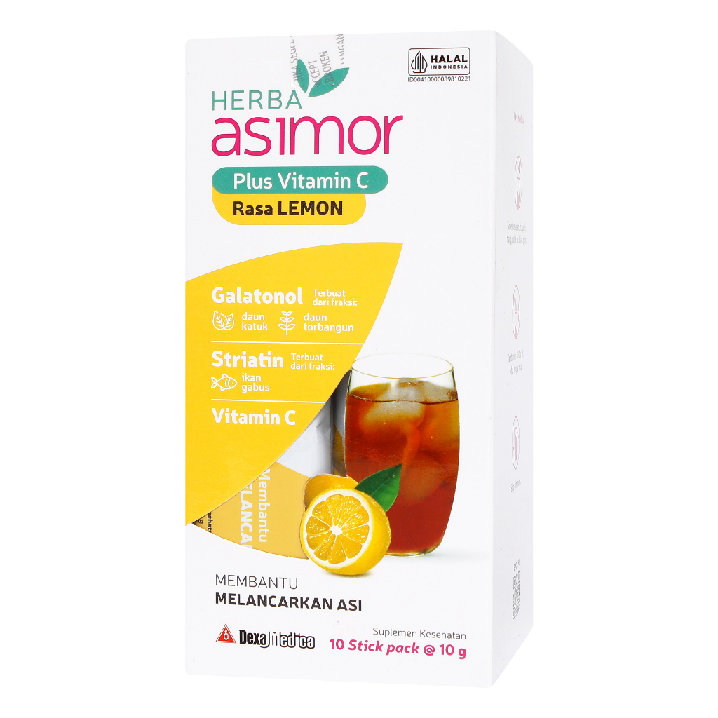 Jual Herba Asimor Drink Plus Vitamin C Lemon Kesehatan Booster Pelancar ...