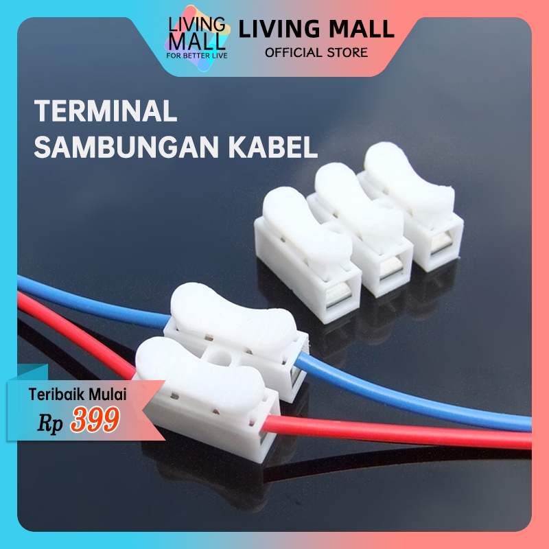 Jual Terminal Sambung Kabel Listrik 2 3 Pin / Quick Connect Besar Klip ...