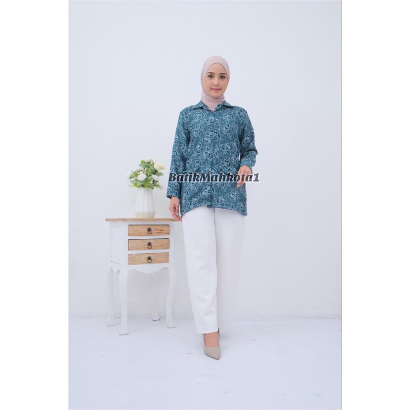 Jual Seragam Batik PKK Nasional - Baju Wanita Hijau, Lapisan Furing ...