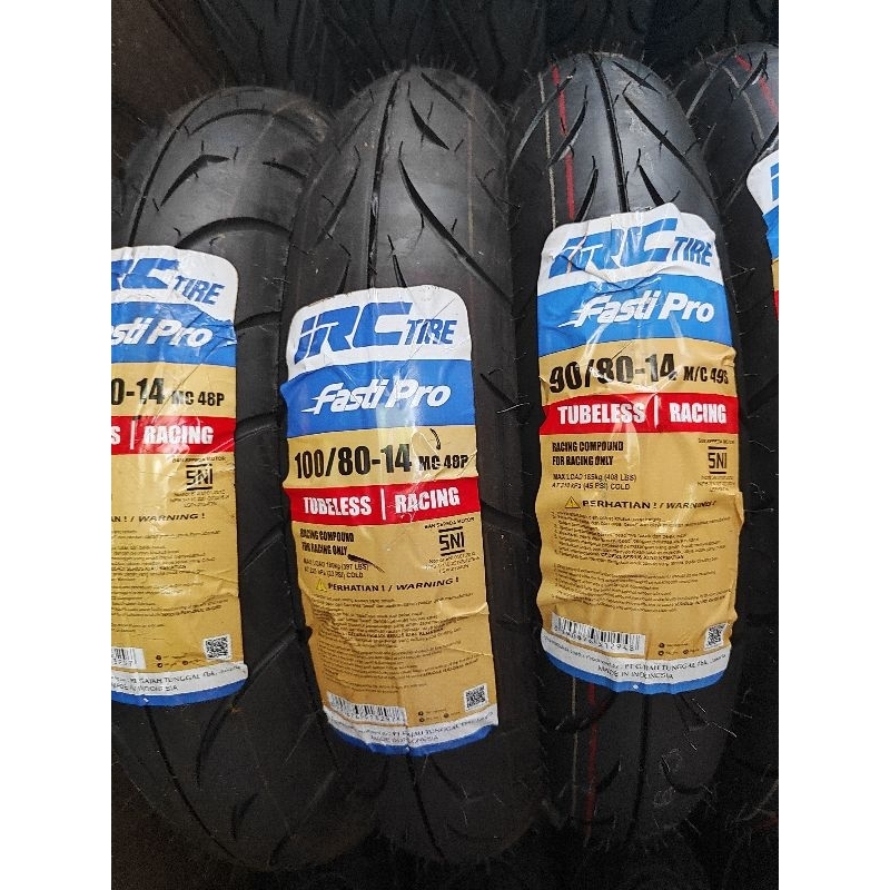 Jual BAN IRC RACING FASTI PRO RING 14 DAN 17 | Shopee Indonesia