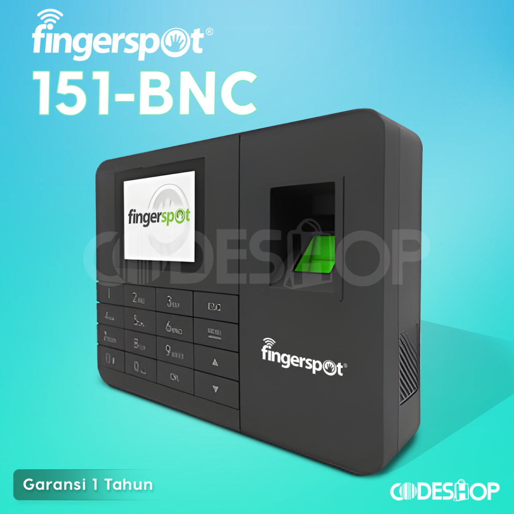 Jual Mesin Absensi Fingerspot Revo 151 Bnc Fingerprint Sidik Jari