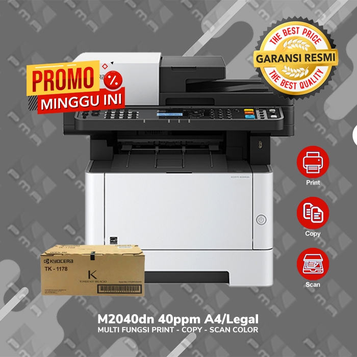 Jual Mesin Fotocopy Printer Kyocera M2040dn A4 Folio Murah Official ...