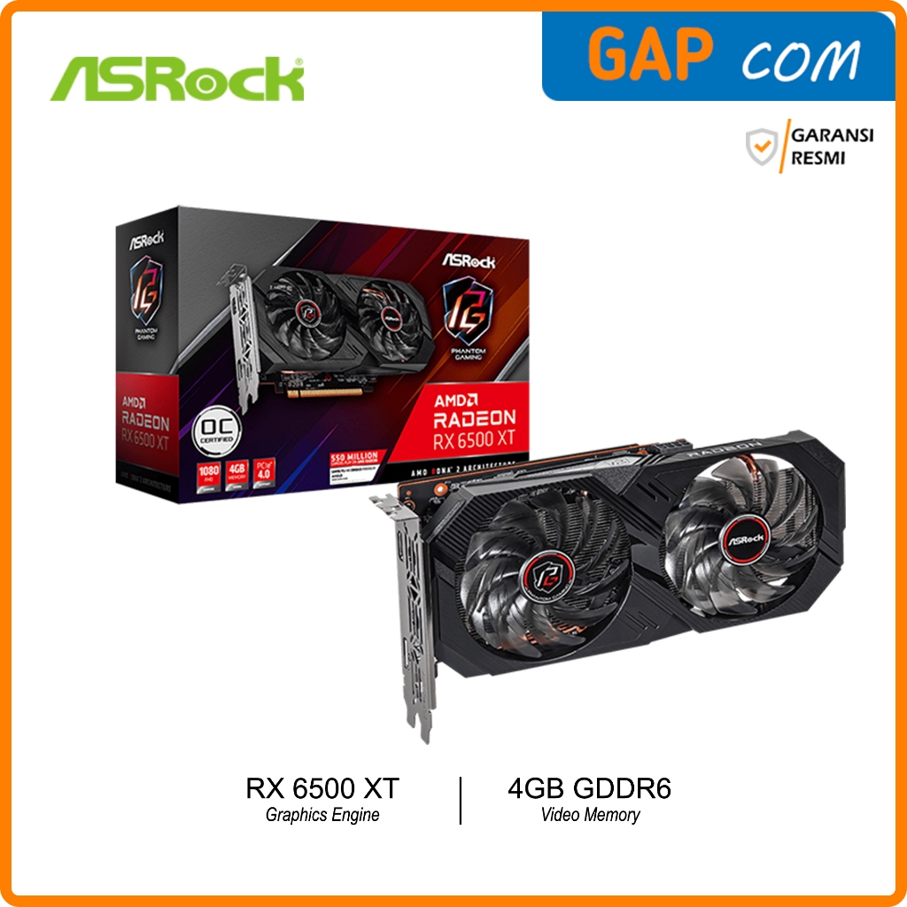 Scheda Video ASRock Radeon RX 6500 XT Phantom Gaming 4GB GDDR6 - Per Gaming 1080p - Foto 12