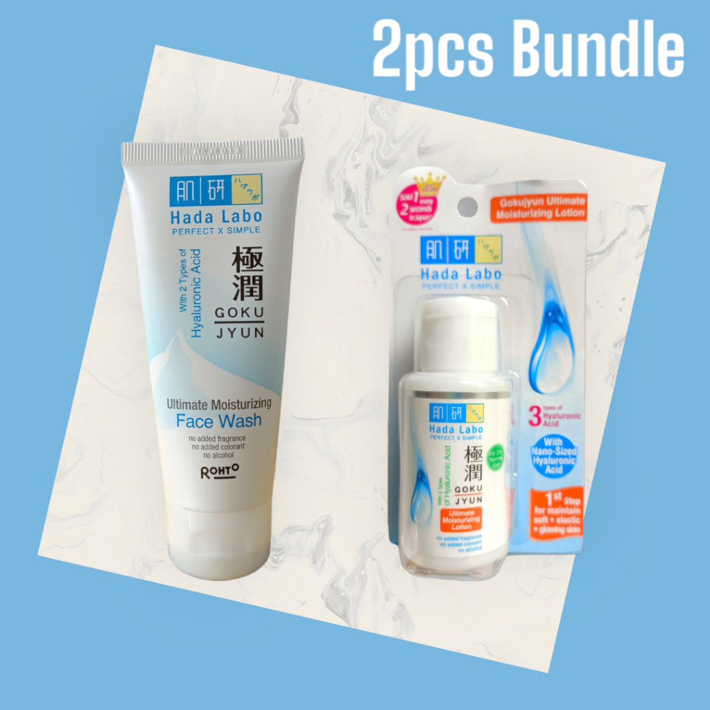 Jual Paket Hemat Hada Labo Gokujyun Ultimate Moisturizing Face Wash
