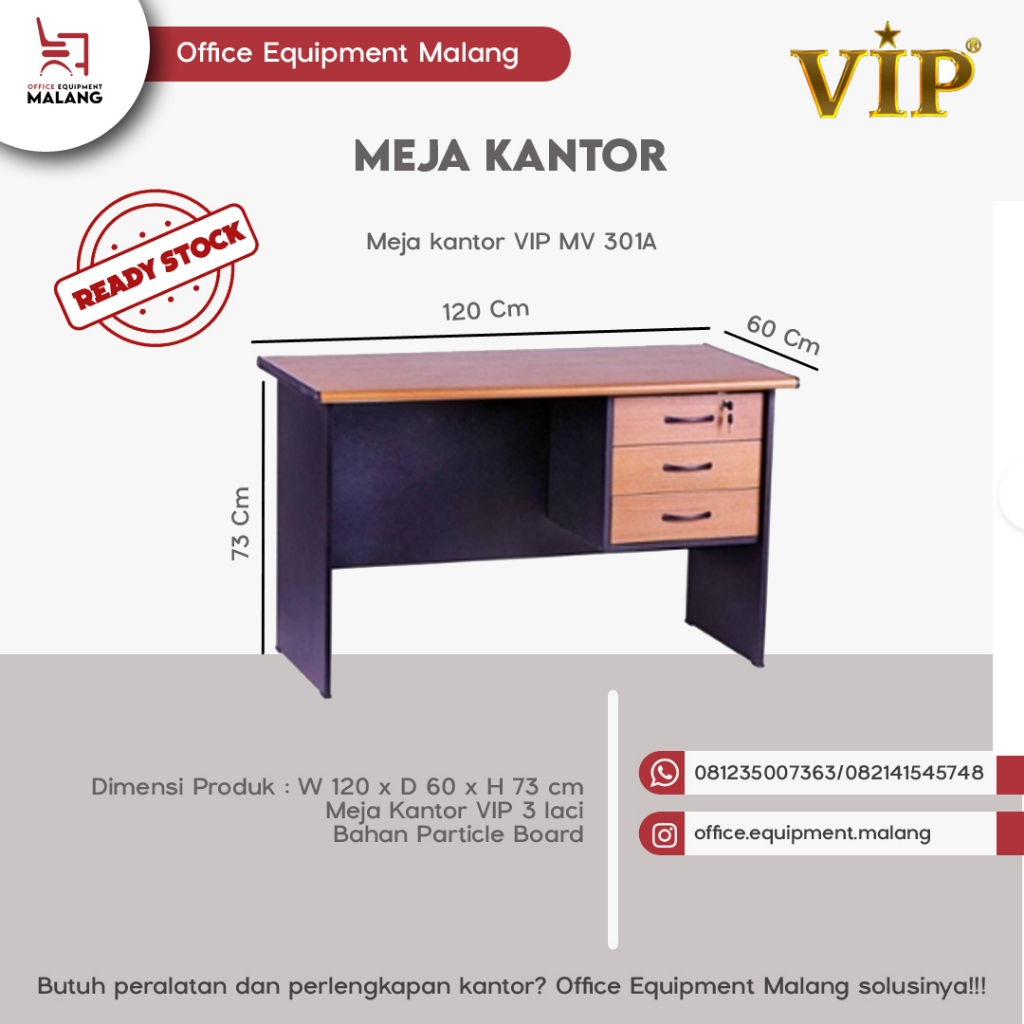 Jual Meja Kantor Vip Mv A Shopee Indonesia