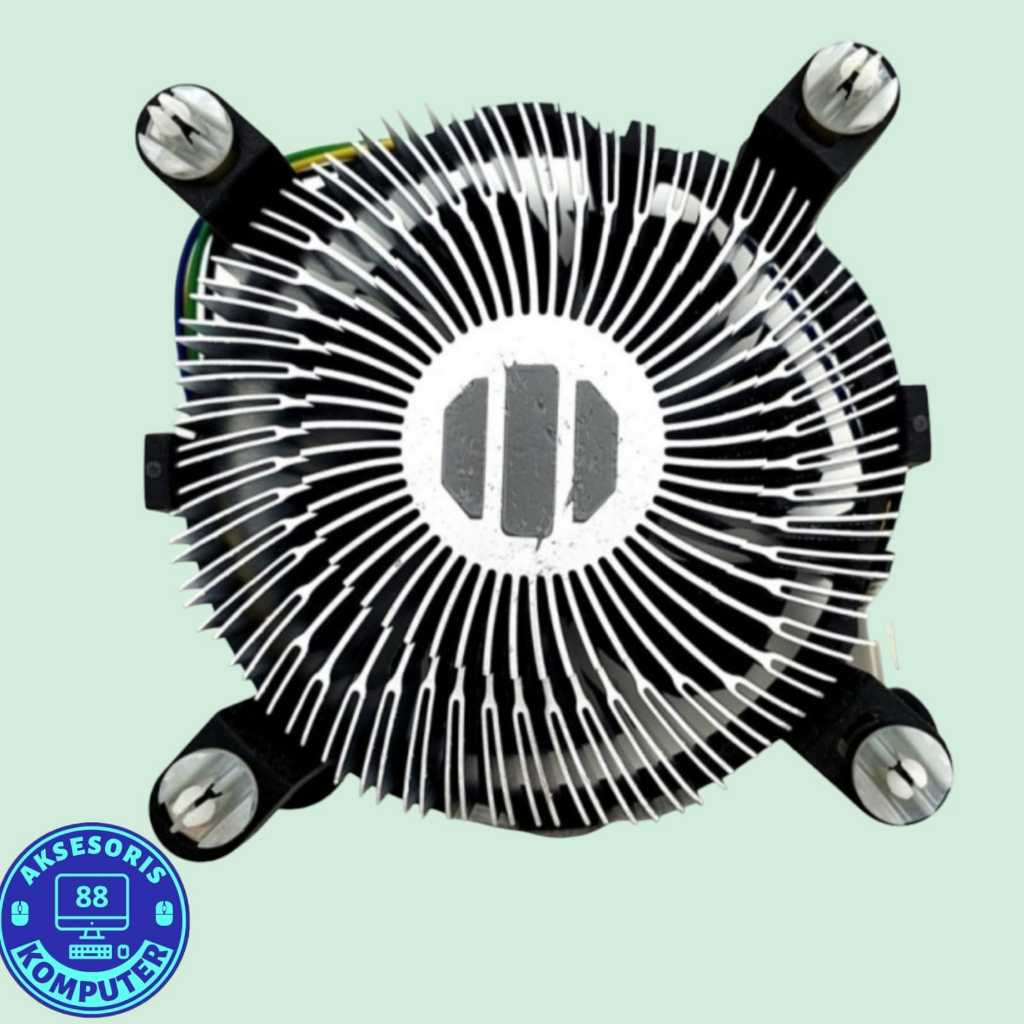 Jual FAN Processor Intel LGA 775 1150 1151 1155 1156 STD Heatsink Kipas ...