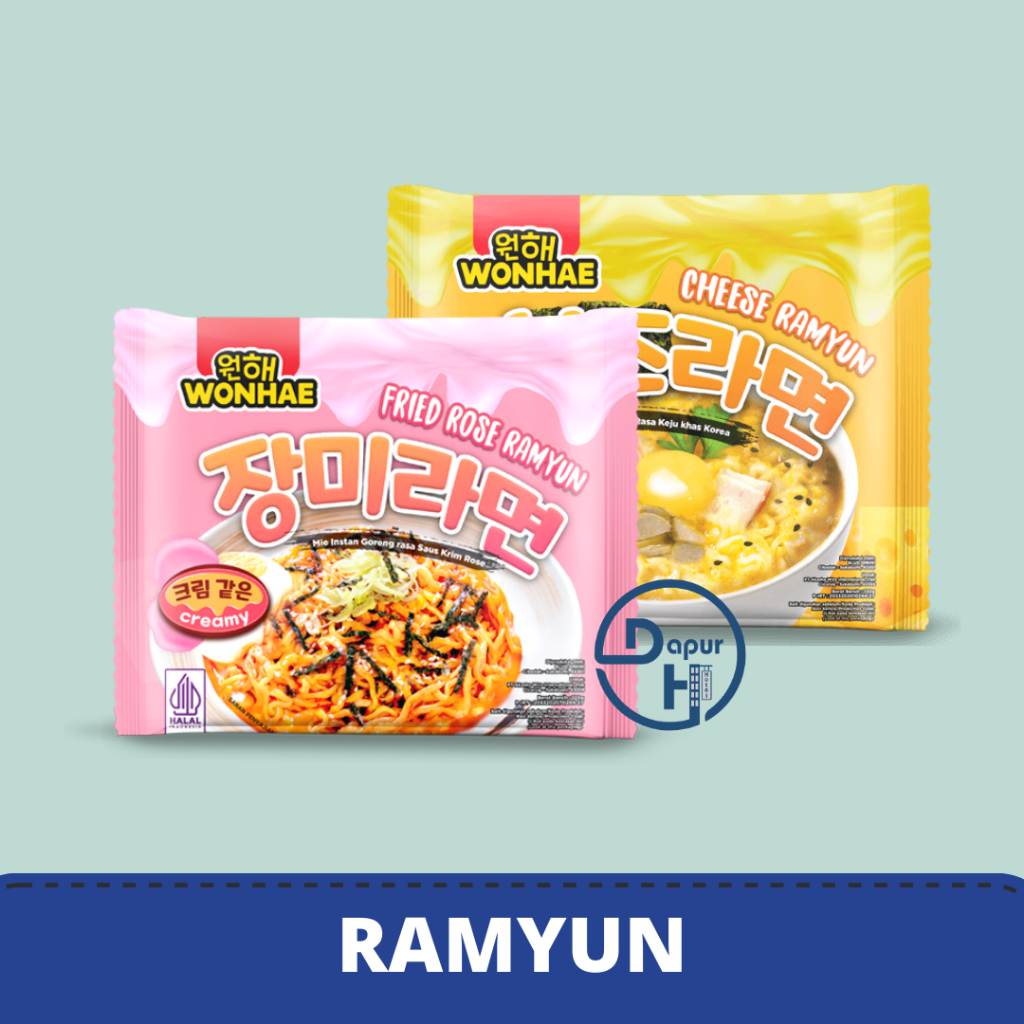 Jual WONHAE Korean Cheese Ramyun 120 g Halal | Mie Instan Ala Korea ...