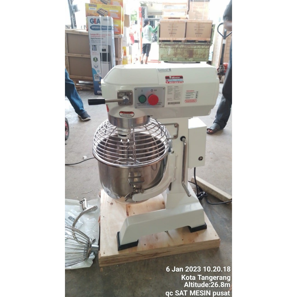 Jual B-20HJ GETRA PLANETARY MIXER NEW / Mixer adonan roti dan kue 20 ...