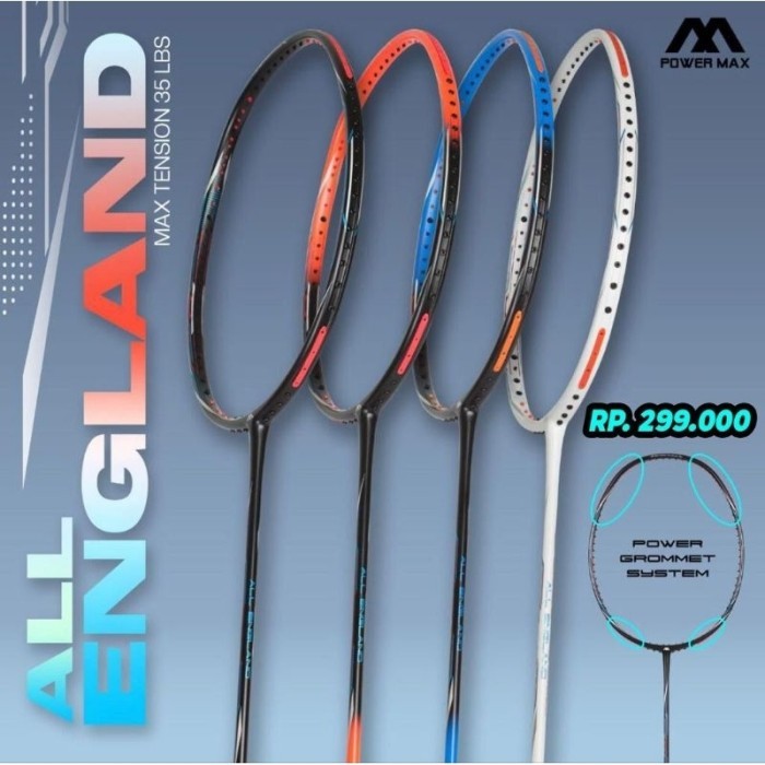 Jual Raket Badminton Power max All England Original Shopee Indonesia