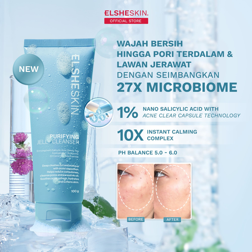 Jual [NEW LAUNCH] ElsheSkin Purifying Jelly Cleanser 100ml Purifying