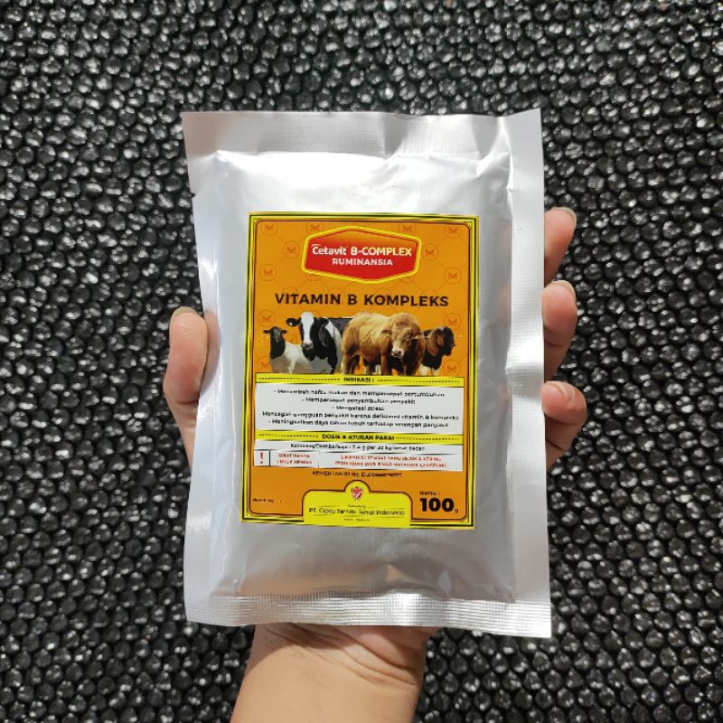 Jual Vitamin B Complek Serbuk Penambah Nafsu Makan Pada Ternak | Shopee ...