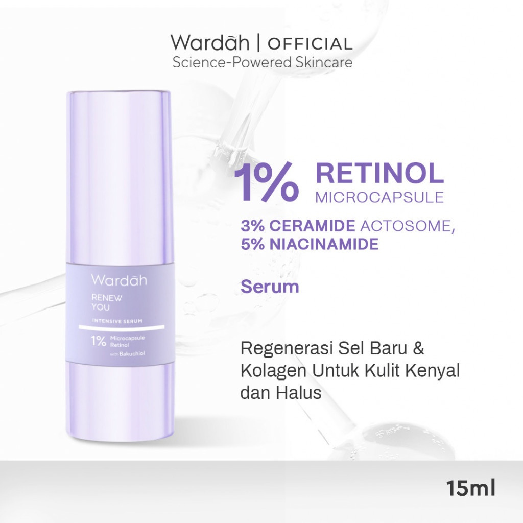 Jual Wardah Renew You Anti Aging Intensive Serum 15ml & 30ml - Serum ...