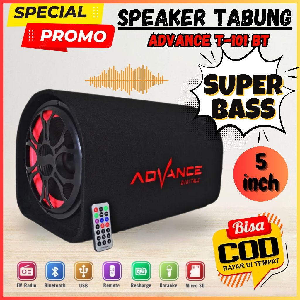 Jual Speaker Bluetooth Advance T 101BT Speaker Bluetooth High Power