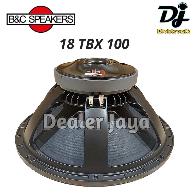 Jual Speaker Komponen B&C 18 TBX 100 / 18TBX100 - 18 Inch | Shopee ...