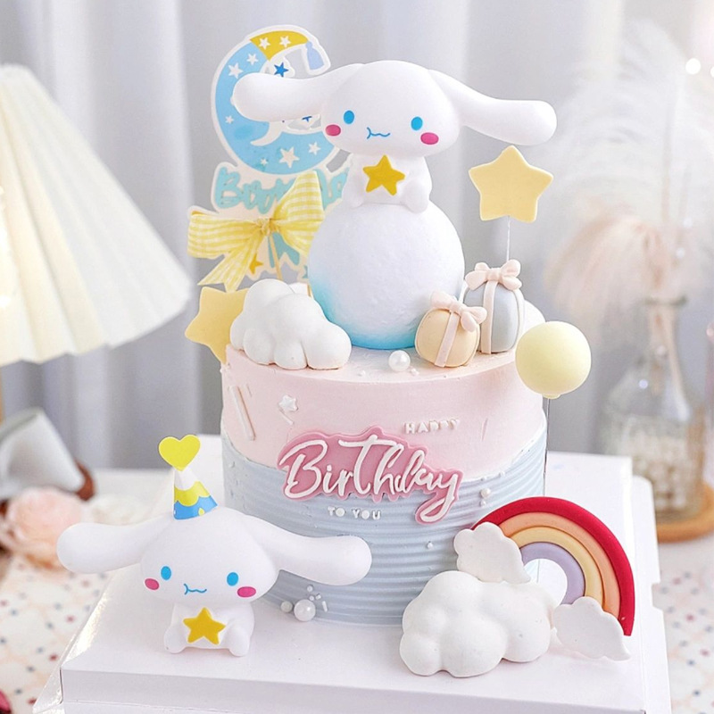 Jual Topper Boneka Cinnamoroll Dekorasi Hiasan Kue Ulang Tahun / Figure