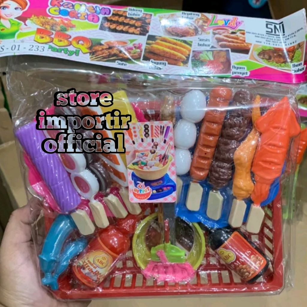 Jual Mainan Masak Masakan Set KS 233 Kantin Ceria Masak Masakan Sate ...