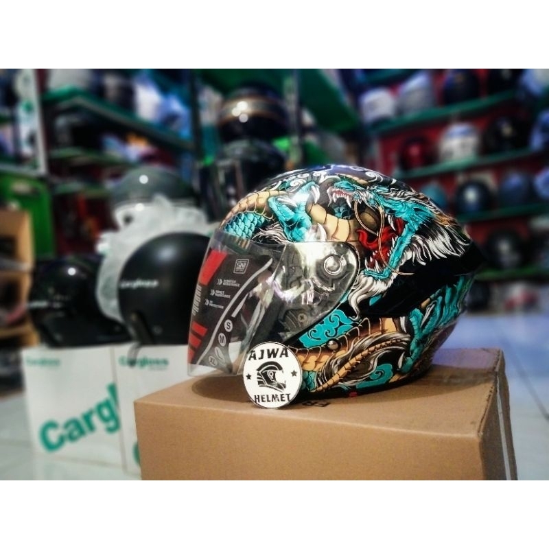 Jual HELM R-SIX EXPRO MOTIF TERBARU | Shopee Indonesia