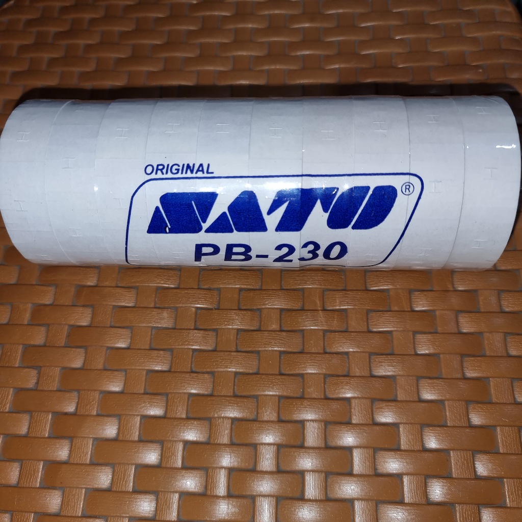 Jual Price Label / Label Harga Sato PB-230 / Kertas Hand Label | Shopee ...