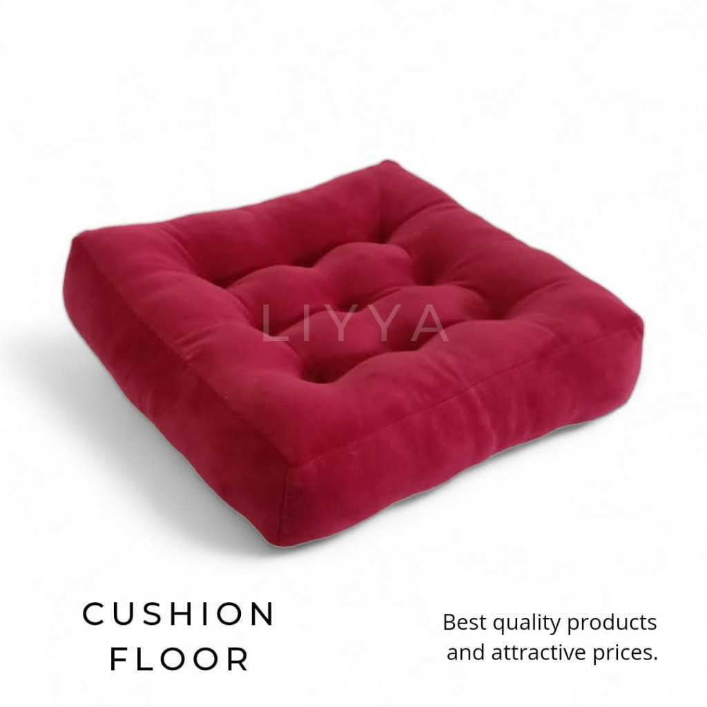Jual RumahLiyya Cushion Ball Alas Bantal Duduk Bulat Lantai Kursi Sofa ...