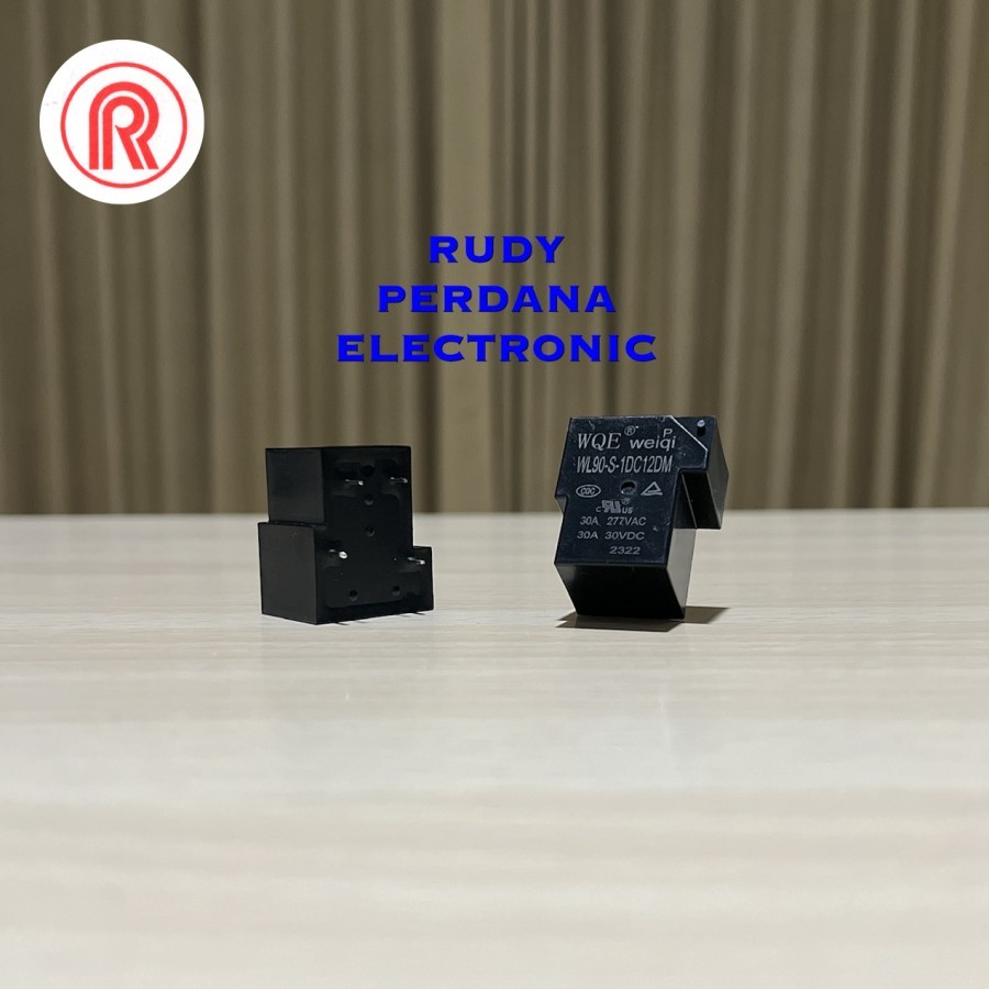 Jual Relay 4 Pin Kaki 4p 12 Volt 12v 30a Kodok Wqe Weiqi Wl90 S 1dc12dm