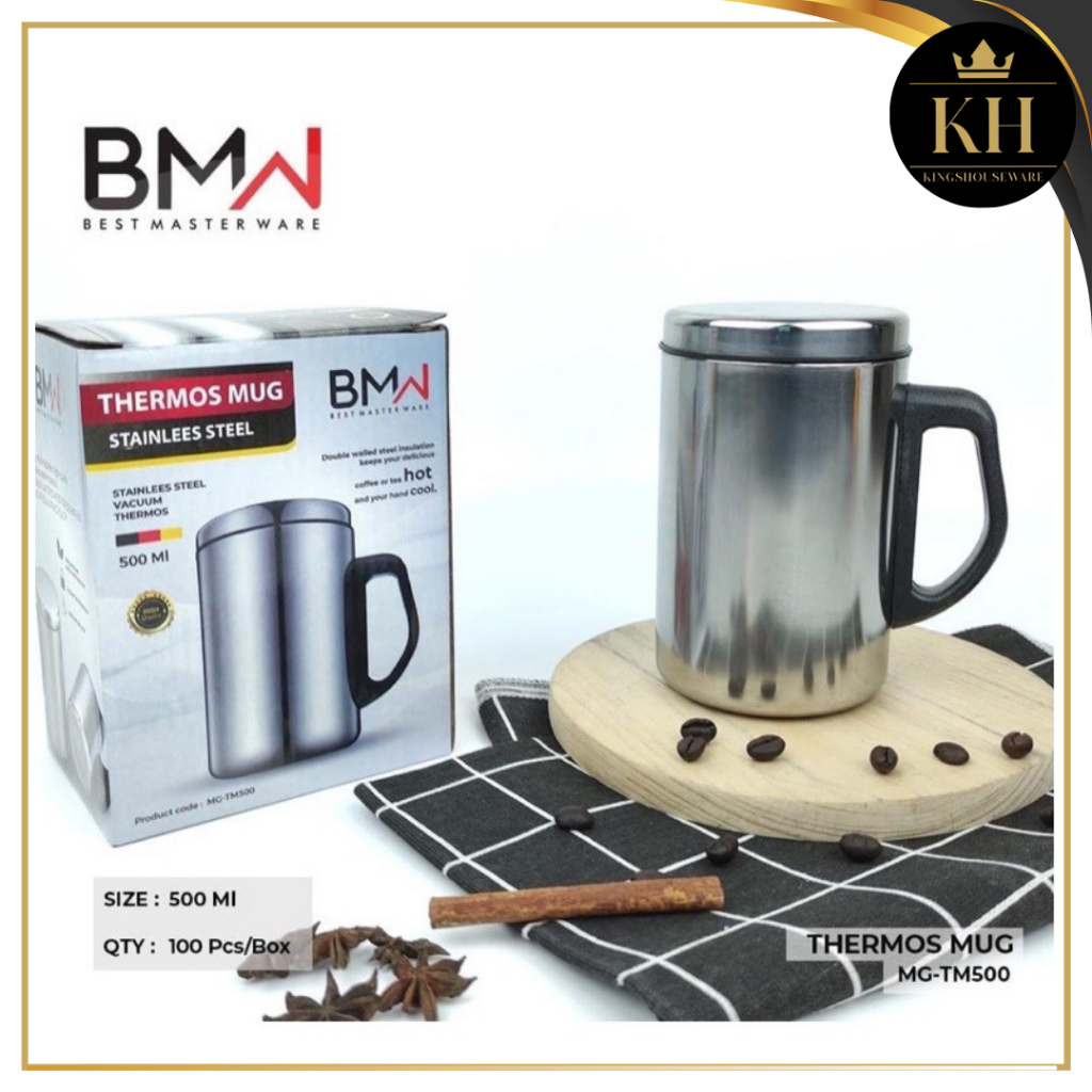 Jual Kh Thermos Mug Stainless Termos Cangkir Gelas Minum Air Panas Dingin Stainless Elegan 350ml 5095