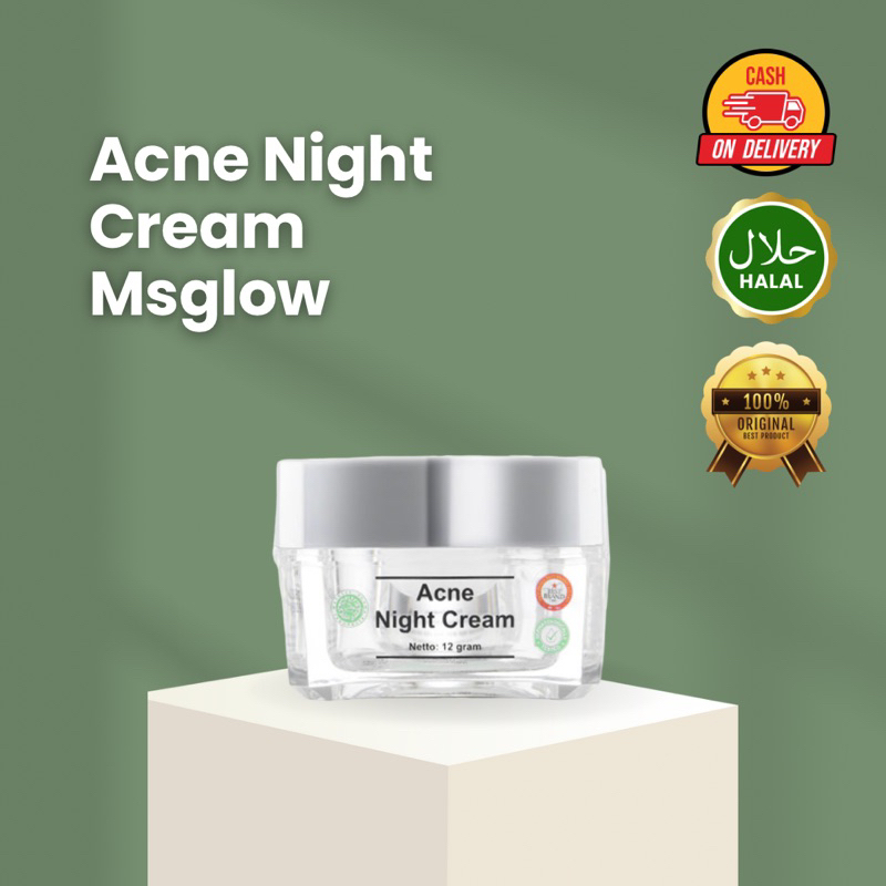 Jual MS GLOW ACNE NIGHT CREAM Shopee Indonesia