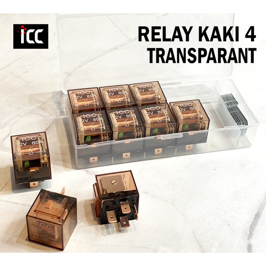 Jual Relay Kaki 4 Transparan 12 Volt isi 10 Pcs - 10 PCS RELAY | Shopee ...