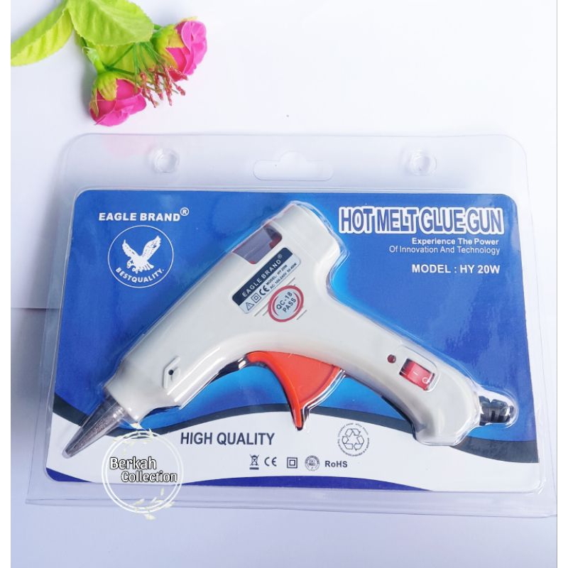 Jual Alat Tembak Lem Lilin Glue Gun Kecil On Off Watt Shopee Indonesia