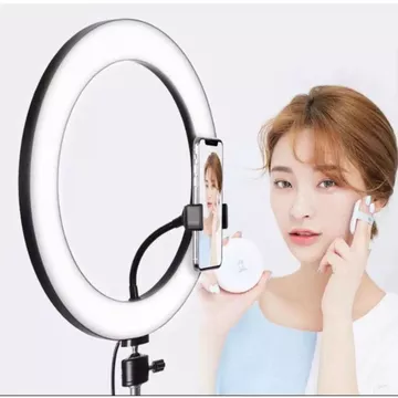 Paket Komplit Live Tripod Silver Pack Ringlight 26cm Pack Remote Bluetooth Make Up Vlog Selfie
