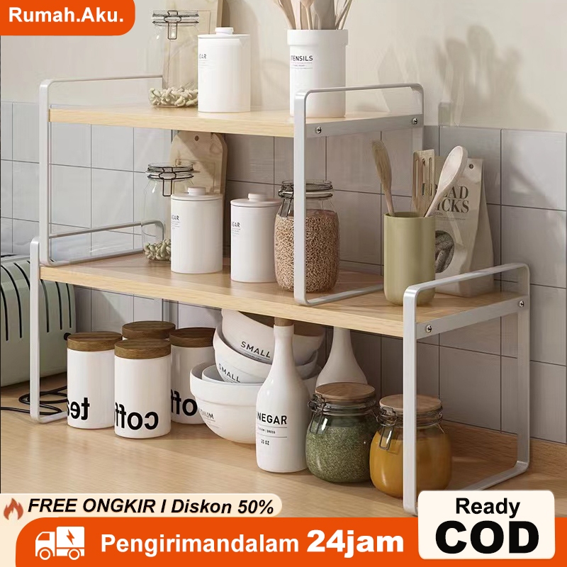 Jual Rak Penyimpanan Lipat Serbaguna Meja Rak Meja Stationery Desktop