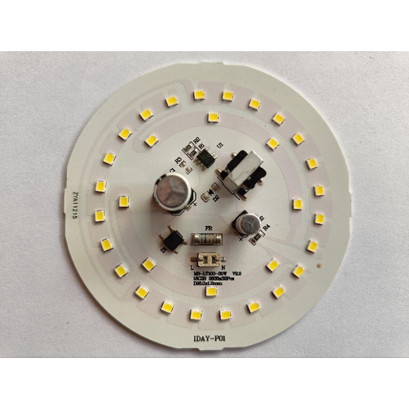 Jual Pcb Mata Lampu Led W Tanpa Driver Mata Led Langsung V