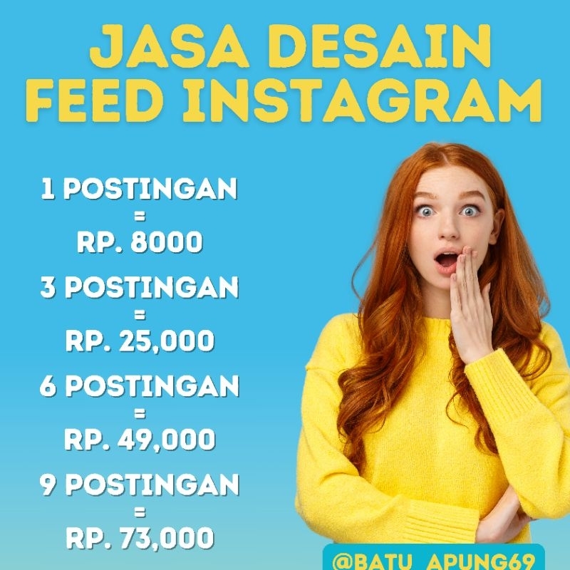 Jual Jasa Desain Feed Instagram | Shopee Indonesia