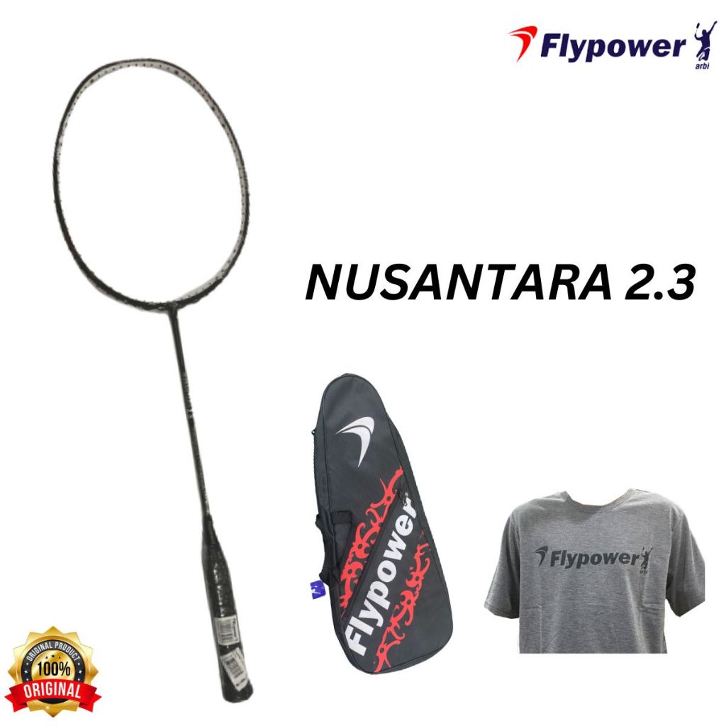 Jual RAKET BADMINTON BULUTANGKIS FLYPOWER NUSANTARA 2.3 EDISI 20TH