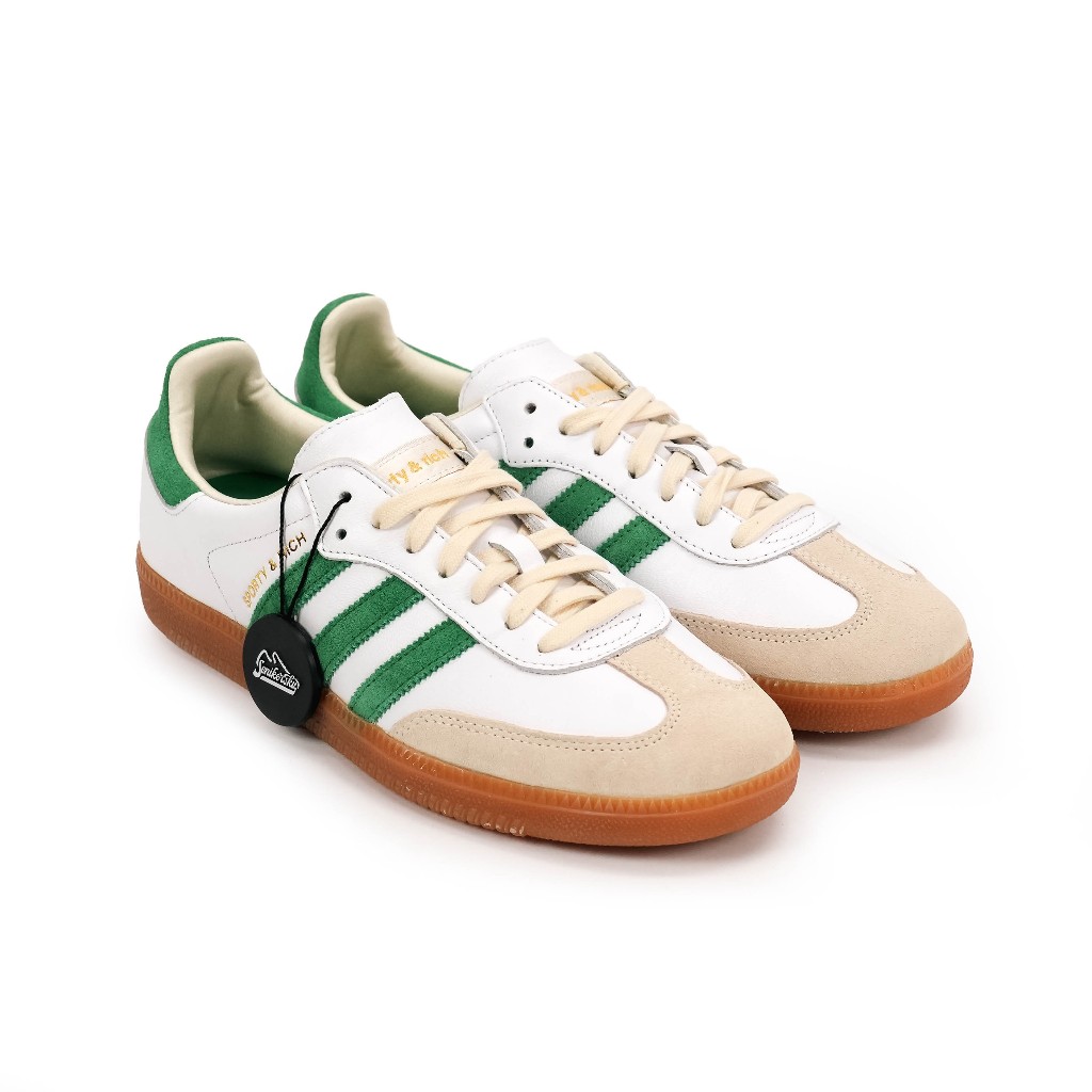 adidas gazelle silver green womens Adidas Samba OG Sporty & Rich Blue Rush