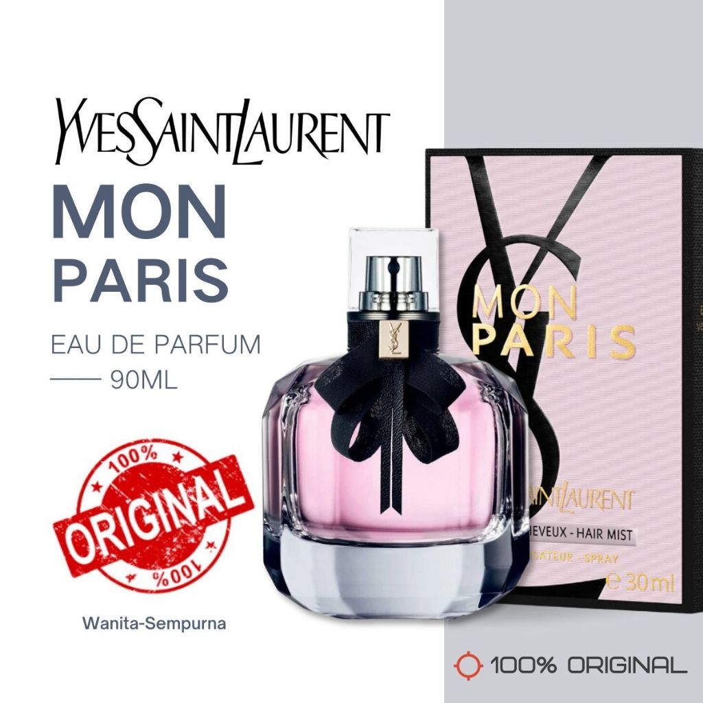 Parfum Wanita Parfum Mon Paris 30 Ml Jual Ysl Mon Paris Edp Harga