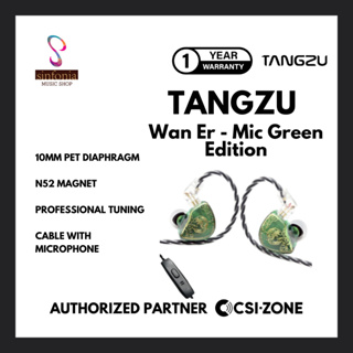 TANGZU Wan'Er S.G Hifi 10Mm Dynamic Driver PET Diaphragm In-Ear Earphone  with Er