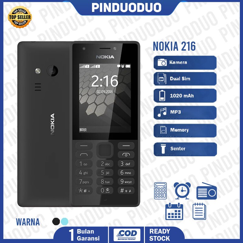 Jual Hp Nokia 216 Cod Dual Sim Termurah | Shopee Indonesia